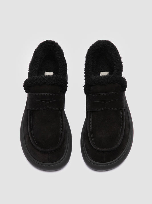 DINGHY/104 L.CACHEMIRE NERO_F.DO NERO_fur