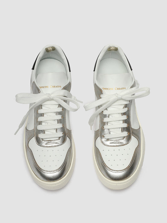 MOWER 110 - White Leather Low Top Sneakers women Officine Creative - 2