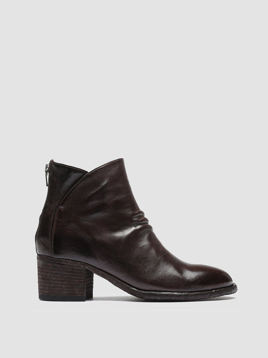 DENNER 100 - Brown Leather Ankle Boots Women Officine Creative - 1