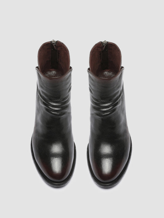 DENNER 100 - Black Leather Ankle Boots Women Officine Creative - 2
