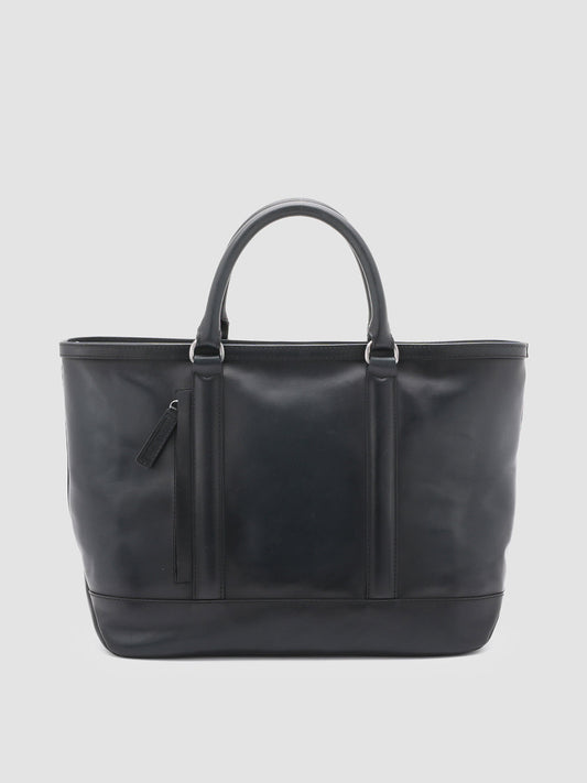 QUENTIN 008 - Blue Leather Tote Bag  Officine Creative - 1