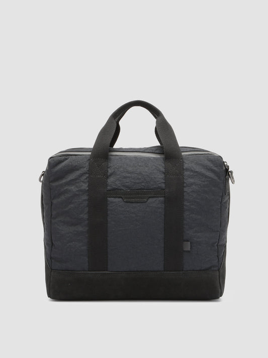 PILOT 002 - Black Nylon & Nubuck Briefcase  Officine Creative - 1