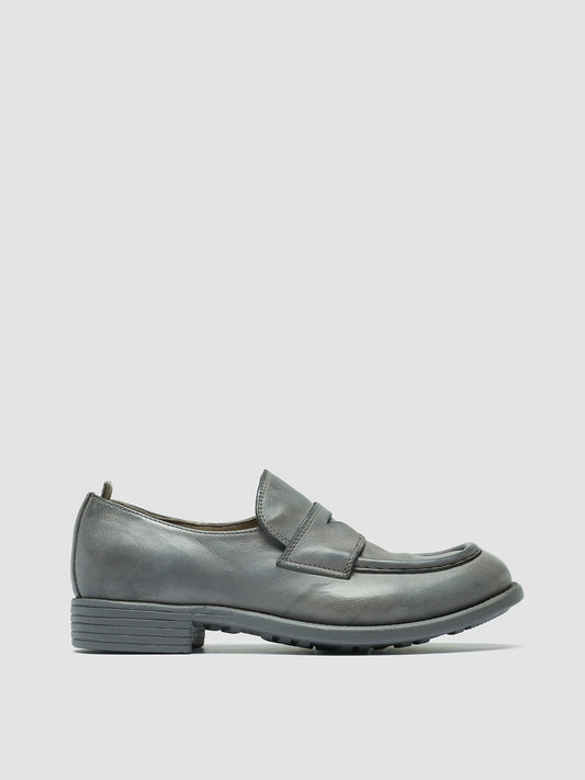 CALIXTE 020 - Grey Leather Mocs Loafers women Officine Creative - 1