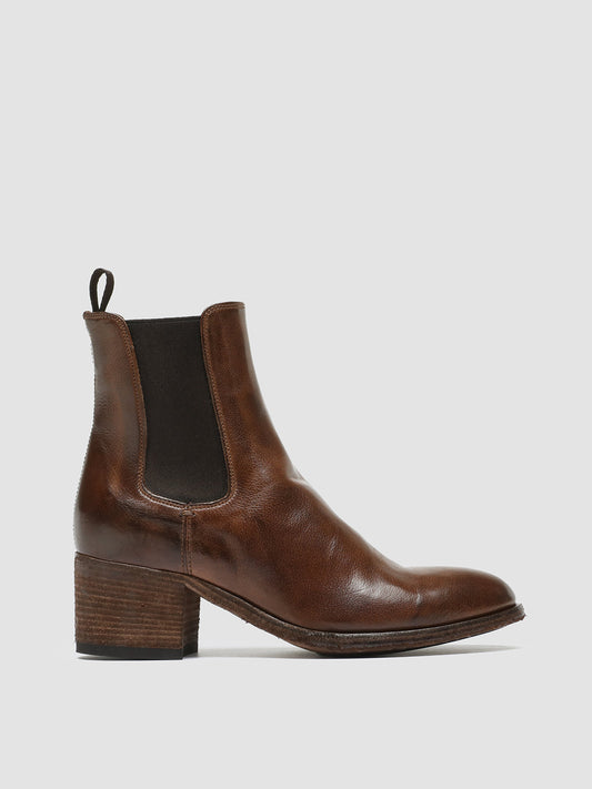 DENNER 114 - Brown Leather Chelsea Boots women Officine Creative - 1