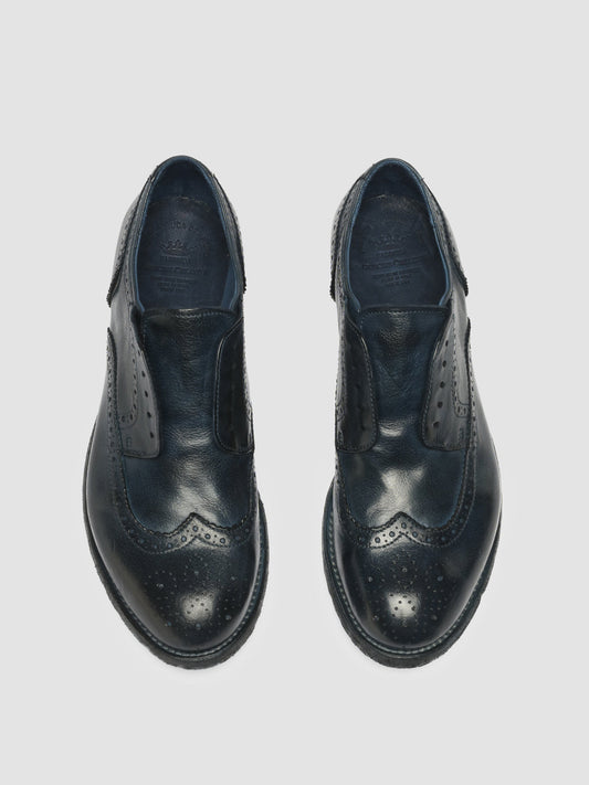 LEXIKON 150 - Blue Leather Derby Shoes women Officine Creative - 2