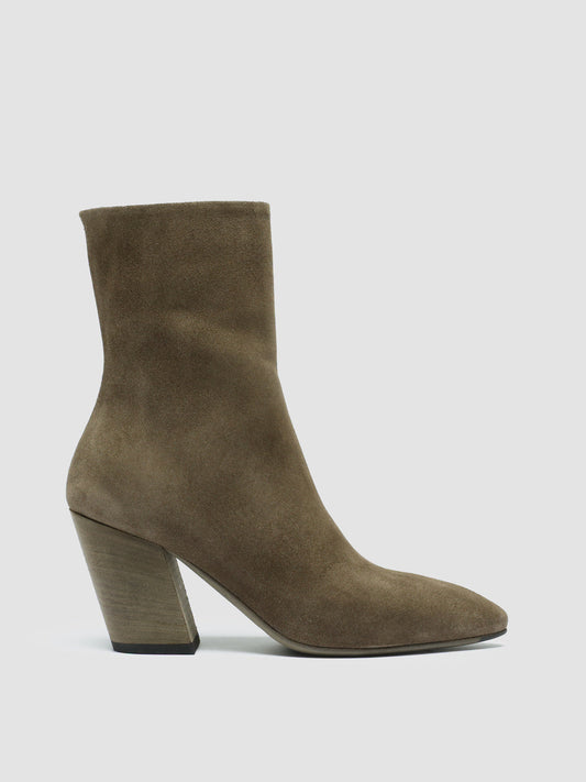 SEVRE 001 - Taupe Suede Zip Boots women Officine Creative - 1