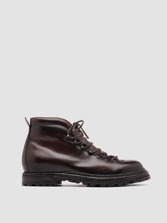 ARTIK 001 - Brown Leather Hiking Ankle Boots Men Officine Creative - 1