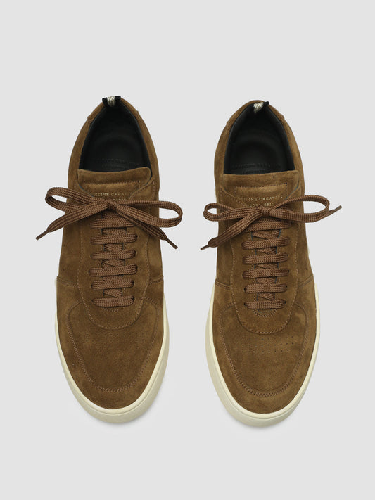 ASSET 001 - Brown Suede Low Top Sneakers men Officine Creative - 2