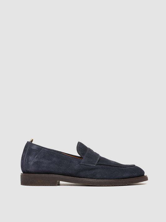 OPERA FLEXI 101 - Navy Suede Prnny Loafers men Officine Creative - 1