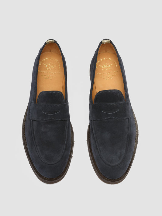 OPERA FLEXI 101 - Navy Suede Prnny Loafers men Officine Creative - 2