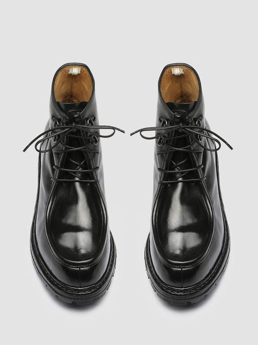 VOLCOV 008 - Black Leather Ankle Boots Men Officine Creative - 2