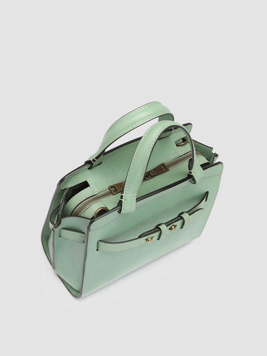 SADDLE 009 - Green Leather Bag  Officine Creative - 2