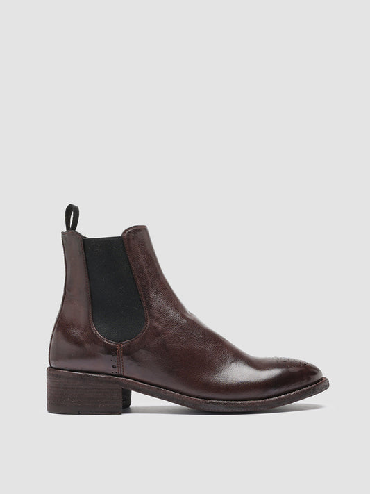 SELINE 002 - Brown Leather Chelsea Boots Women Officine Creative - 1