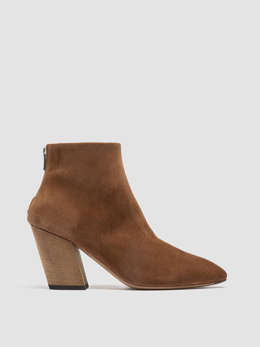 SEVRE 003 - Brown Leather Zip Boots women Officine Creative - 1