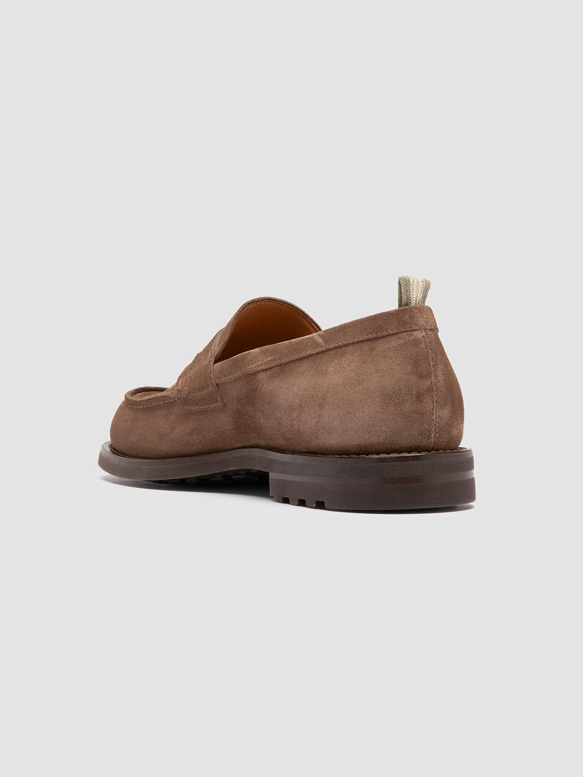 BELMONDO 006 - Taupe Suede Penny Loafers Men Officine Creative - 4