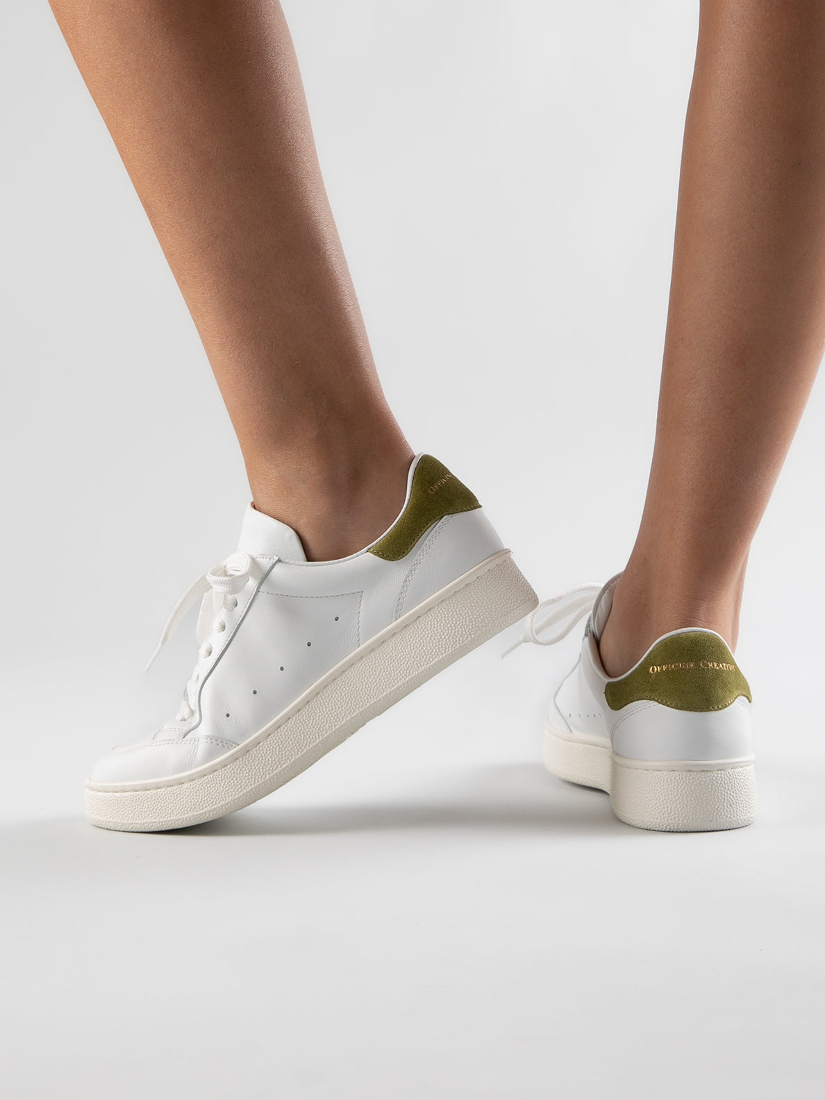 MOWER 109 - White Leather Sneakers Women Officine Creative - 2