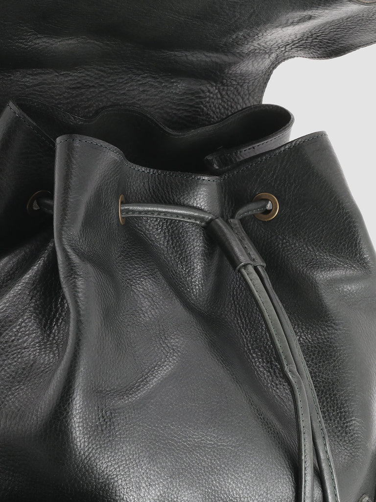 RARE 27 - Green Leather Backpack  Officine Creative - 2