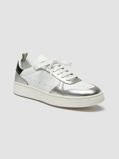 MOWER 110 - White Leather Low Top Sneakers women Officine Creative - 3