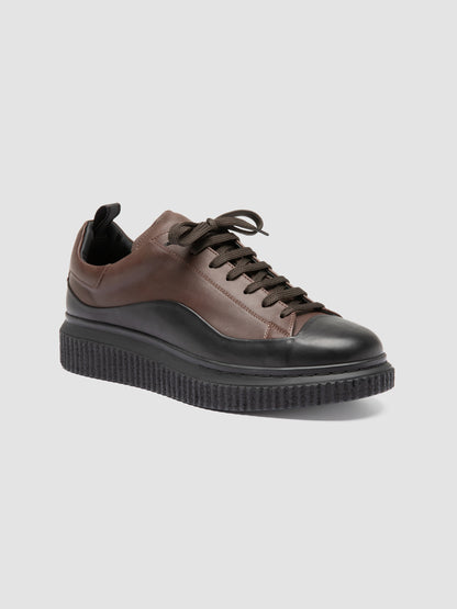 KRACE/018 BUTTERO NAPPA NERO/MORO