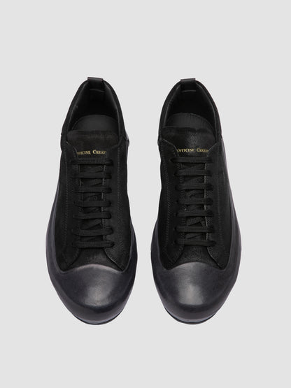 MES/009 LAMB/SUEDE DUSTY NERO