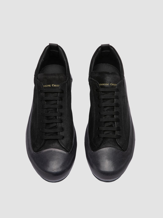 MES/009 LAMB/SUEDE DUSTY NERO