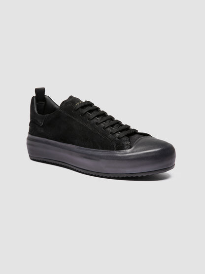 MES/009 LAMB/SUEDE DUSTY NERO