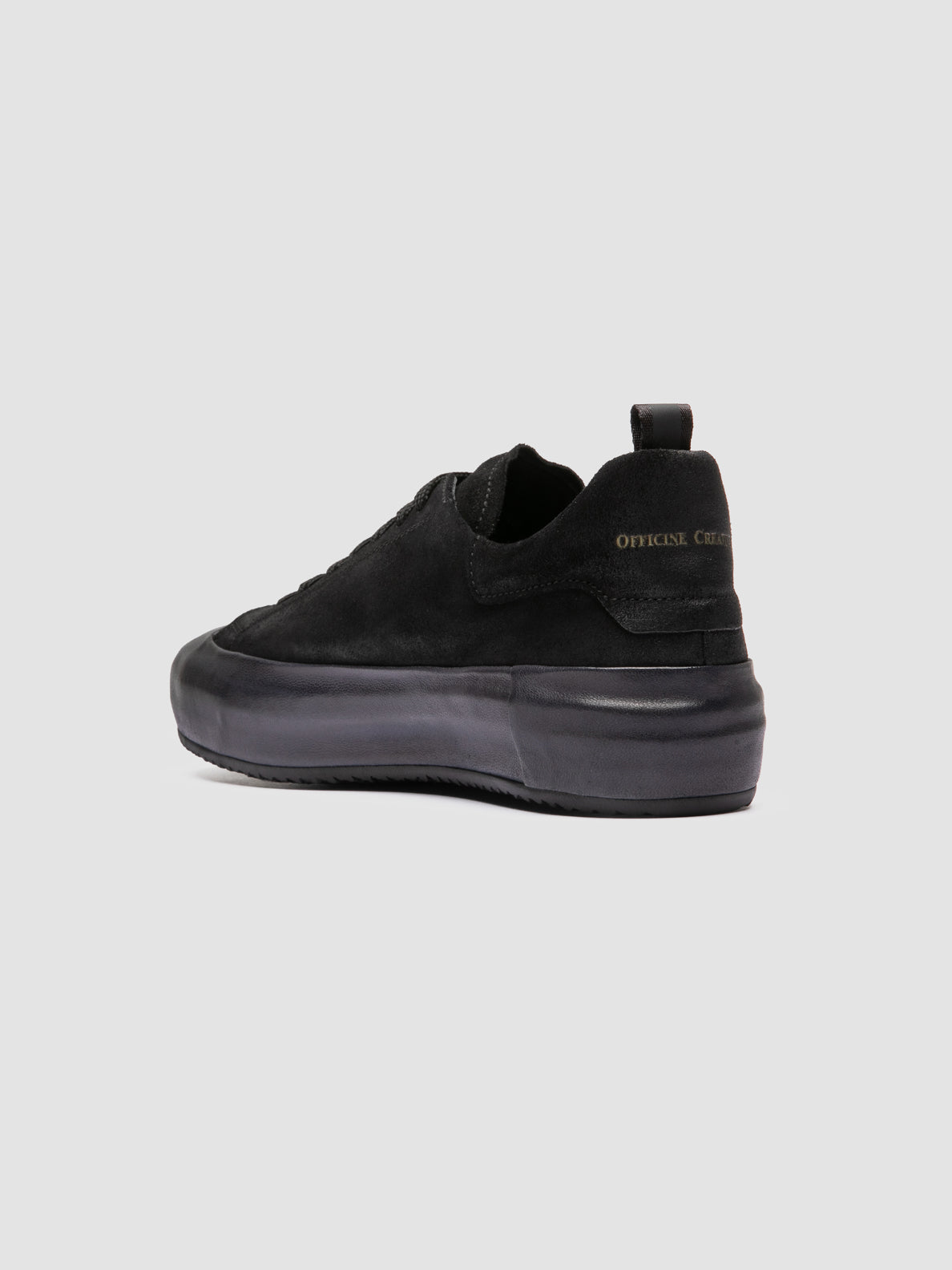 MES/009 LAMB/SUEDE DUSTY NERO