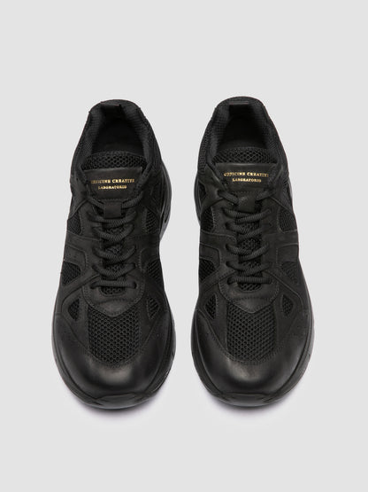 SUPURBIA/001 S.NABUK/MESH DUSTY NERO - F.DO NERO