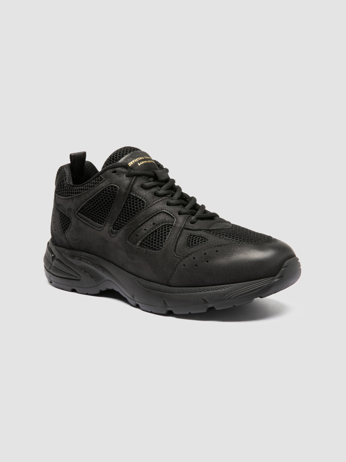 SUPURBIA/001 S.NABUK/MESH DUSTY NERO - F.DO NERO