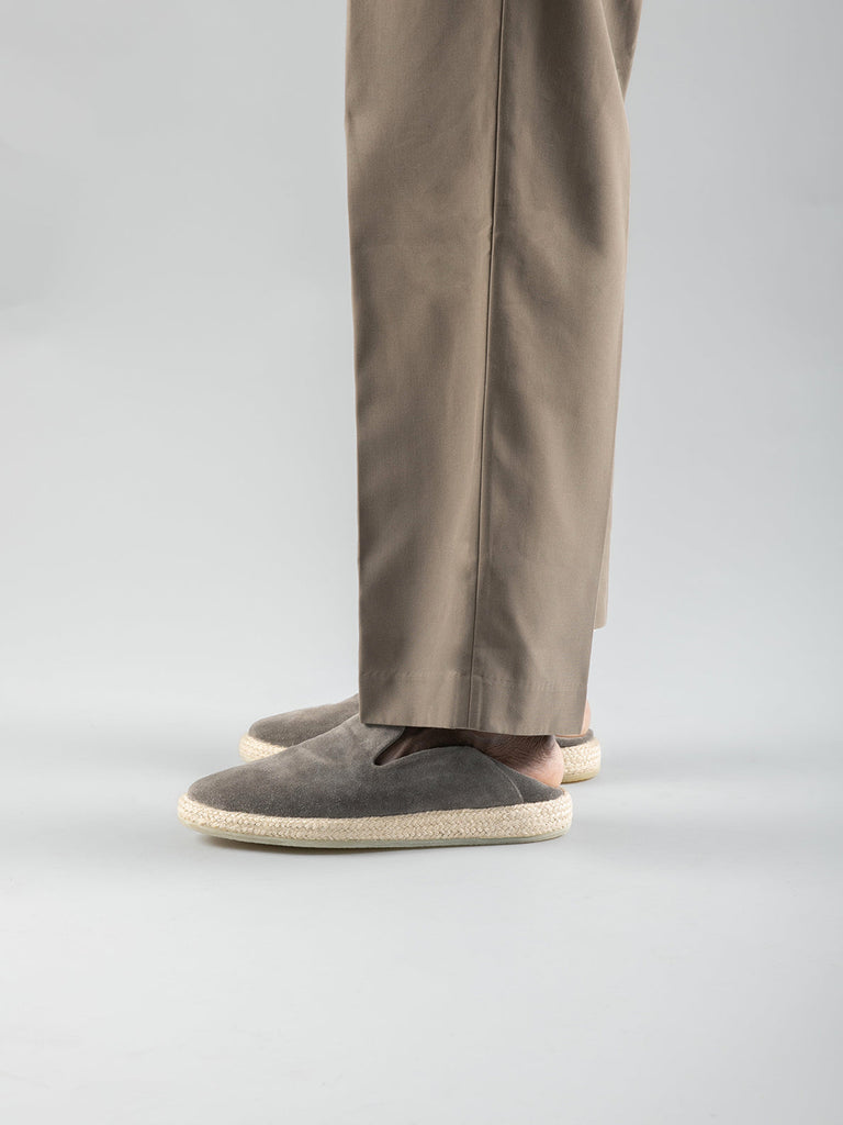 ROPED 002 - Brown Suede slip ons Men Officine Creative - 7