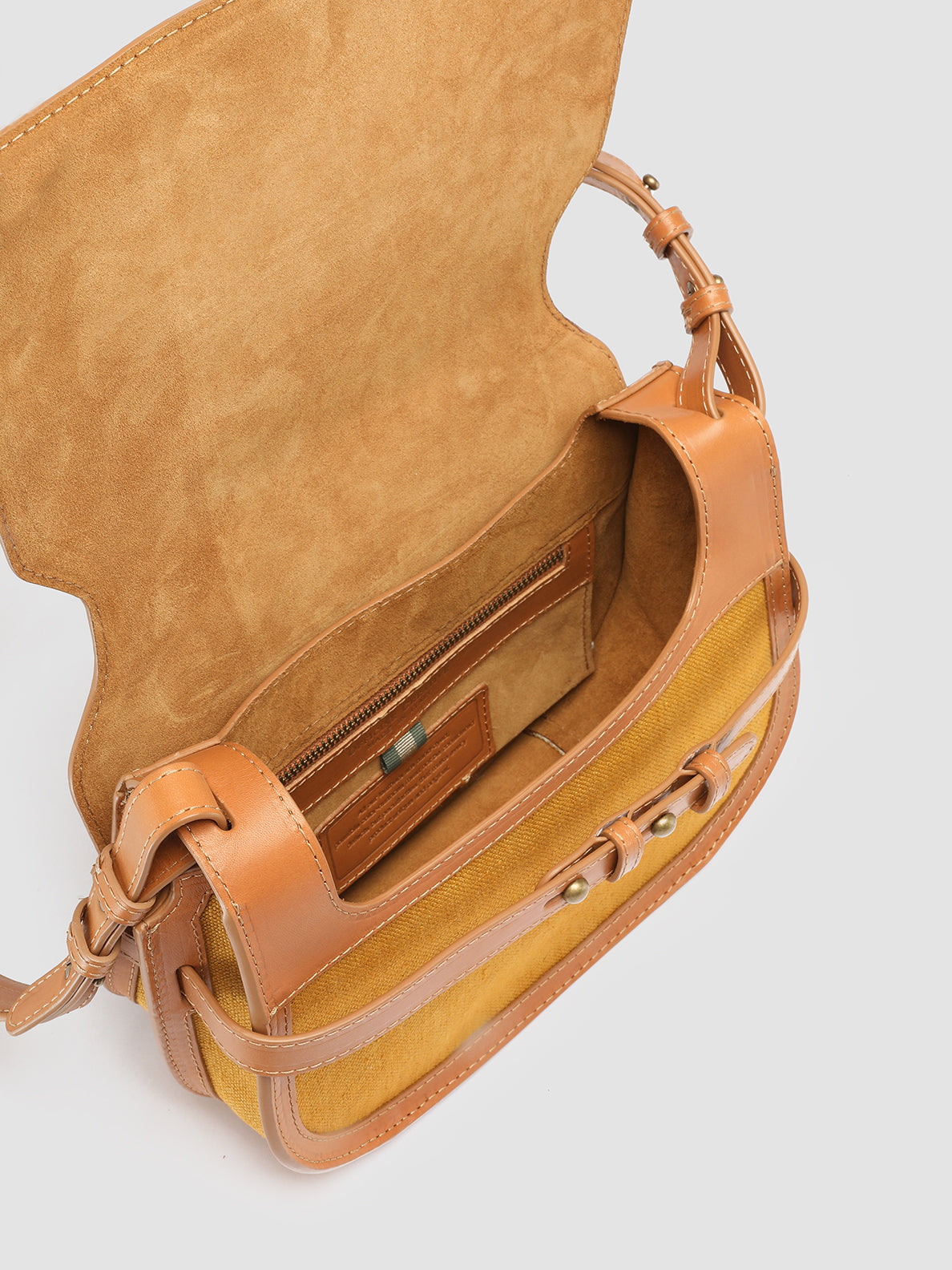 SADDLE/011 LINO/TUCSON LUX ECRU/GOBI