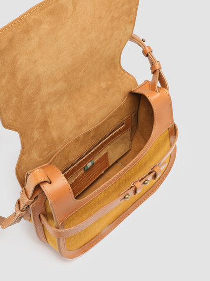 SADDLE/011 LINO/TUCSON LUX ECRU/GOBI