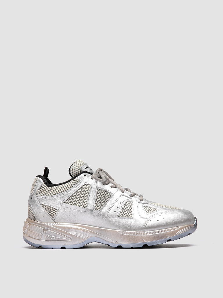 SUPURBIA 101 - Metallic Leather & Mesh Low Top Sneakers Women Officine Creative - 1
