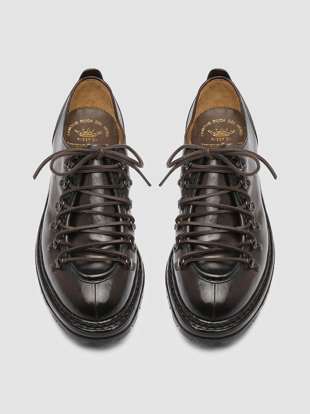 ARTIK 003 - Brown Leather Derby Shoes men Officine Creative - 2