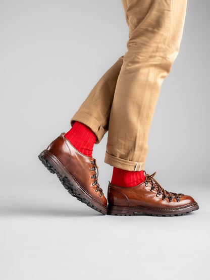 ARTIK 003 - Brown Leather Derby Shoes Men Officine Creative - 1