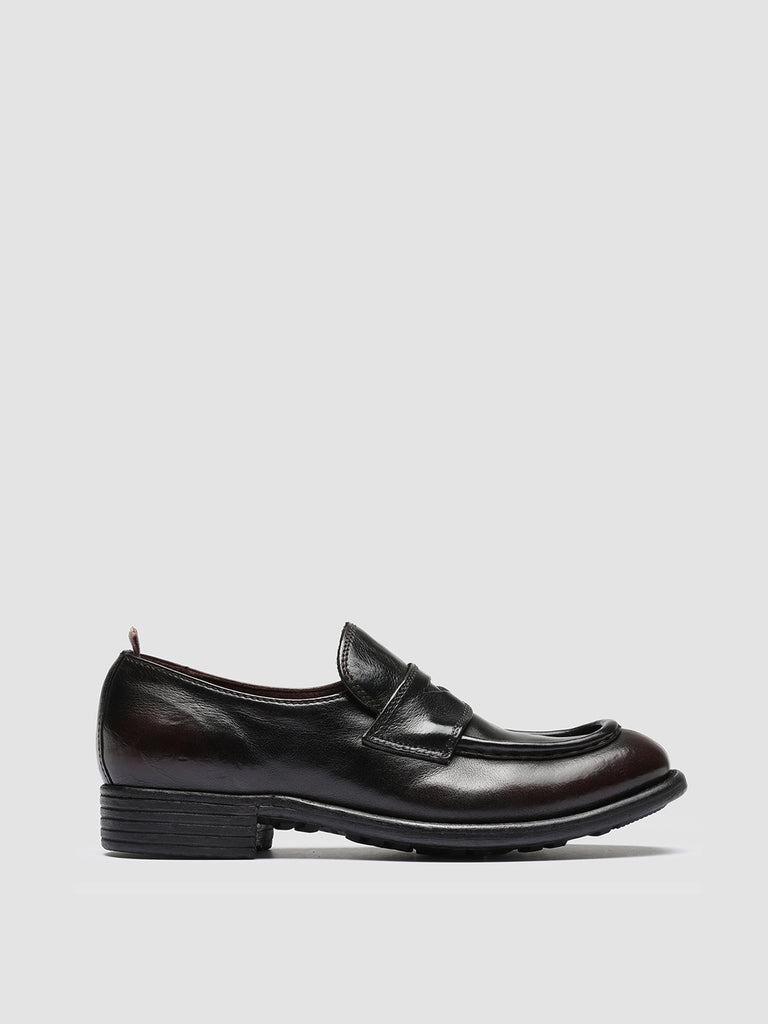 CALIXTE 020 - Black Leather Penny Loafers Women Officine Creative - 1