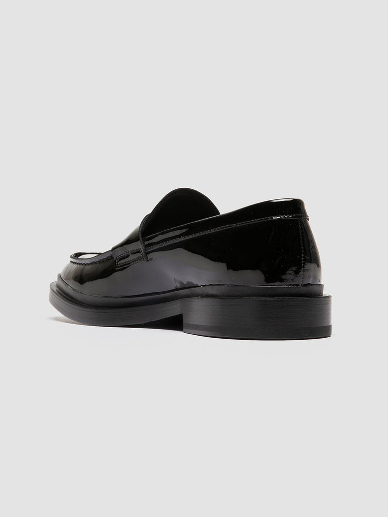 CONCRETE 009 - Black Leather Penny Loafers men Officine Creative - 4