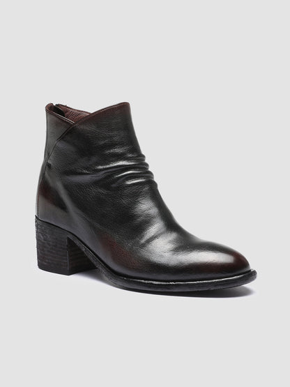 DENNER 100 - Black Leather Ankle Boots Women Officine Creative - 3