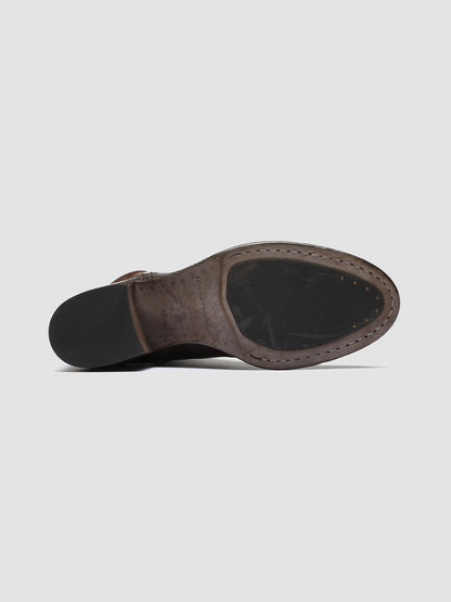 DENNER 103 - Brown Leather Ankle Boots Women Officine Creative - 5