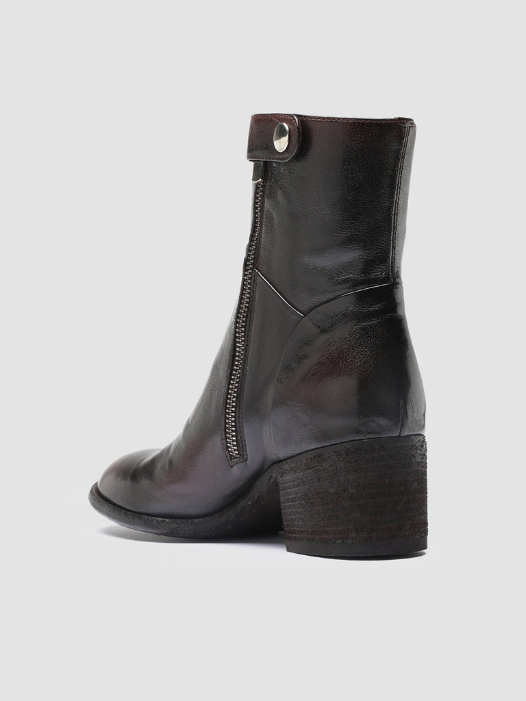 DENNER 107 - Brown Leather Ankle Boots Women Officine Creative - 4