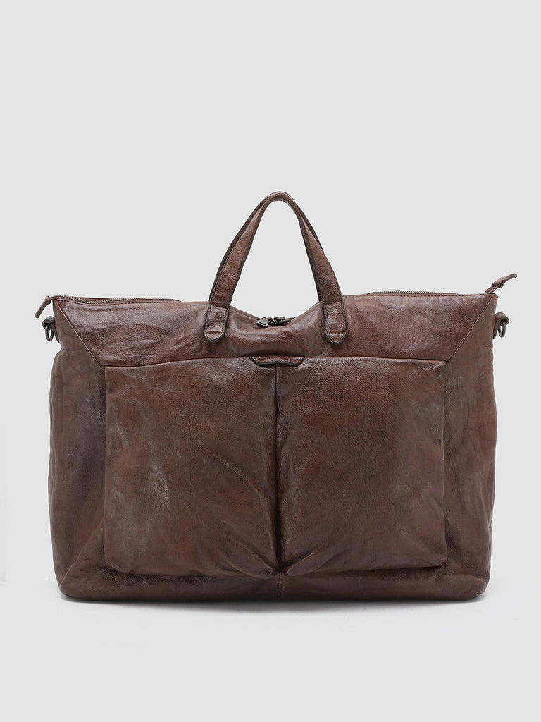 HELMET 26 - Brown Leather Tote Bag  Officine Creative - 1