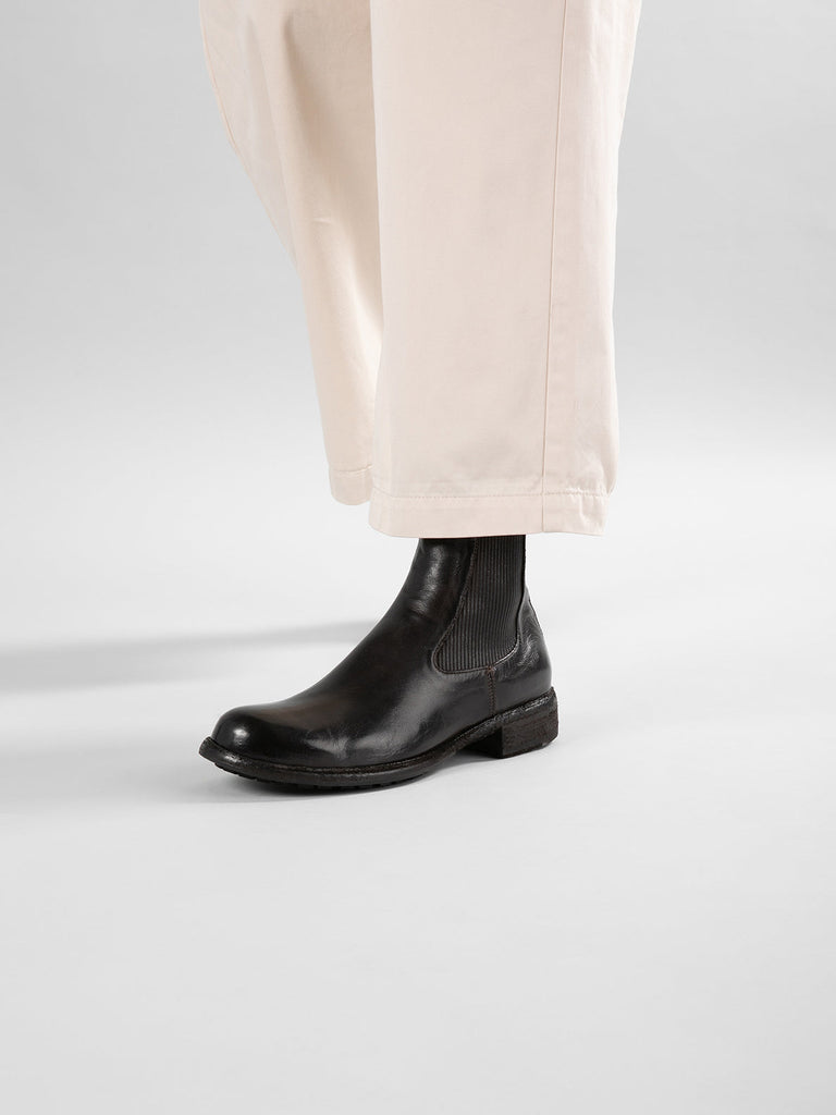 LEGRAND 229 - Brown Leather Zip Boots Women Officine Creative - 1