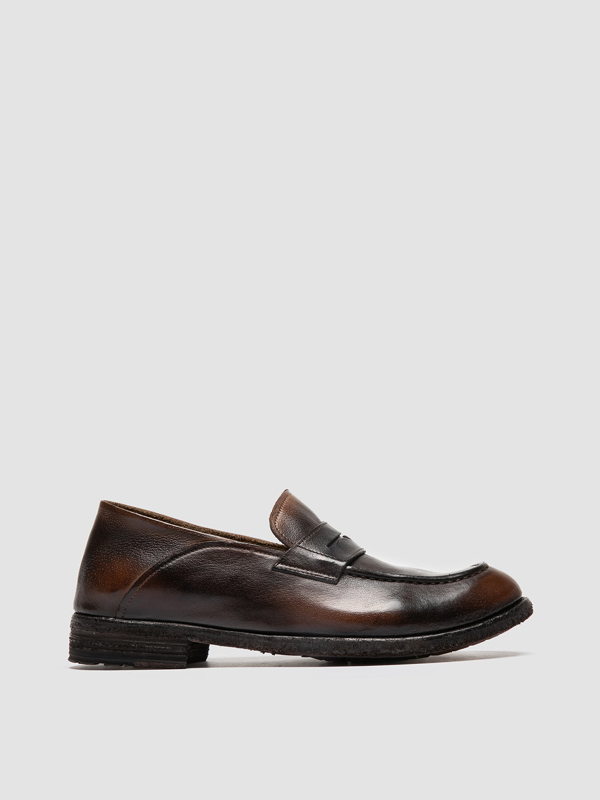 LEXIKON 140 - Brown Leather Penny Loafers women Officine Creative - 1