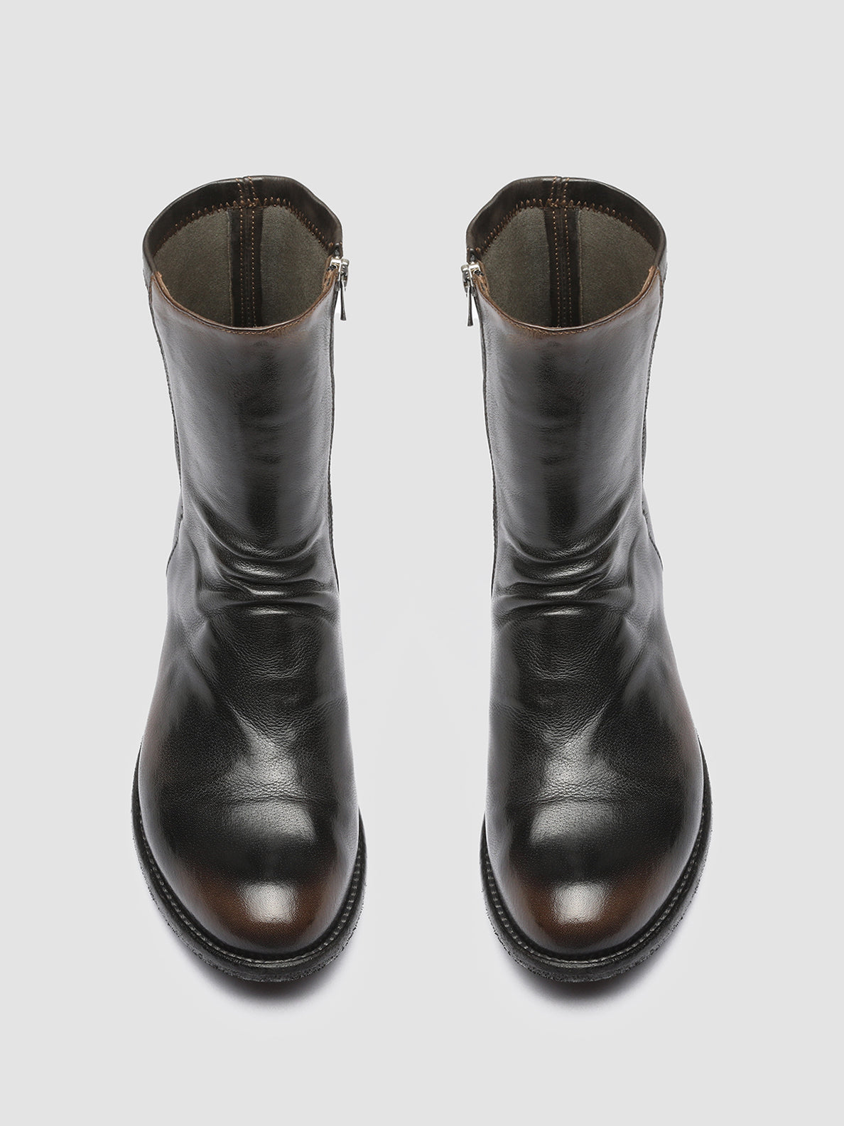 LISON 041 - Black Leather Ankle Boots Women Officine Creative - 2