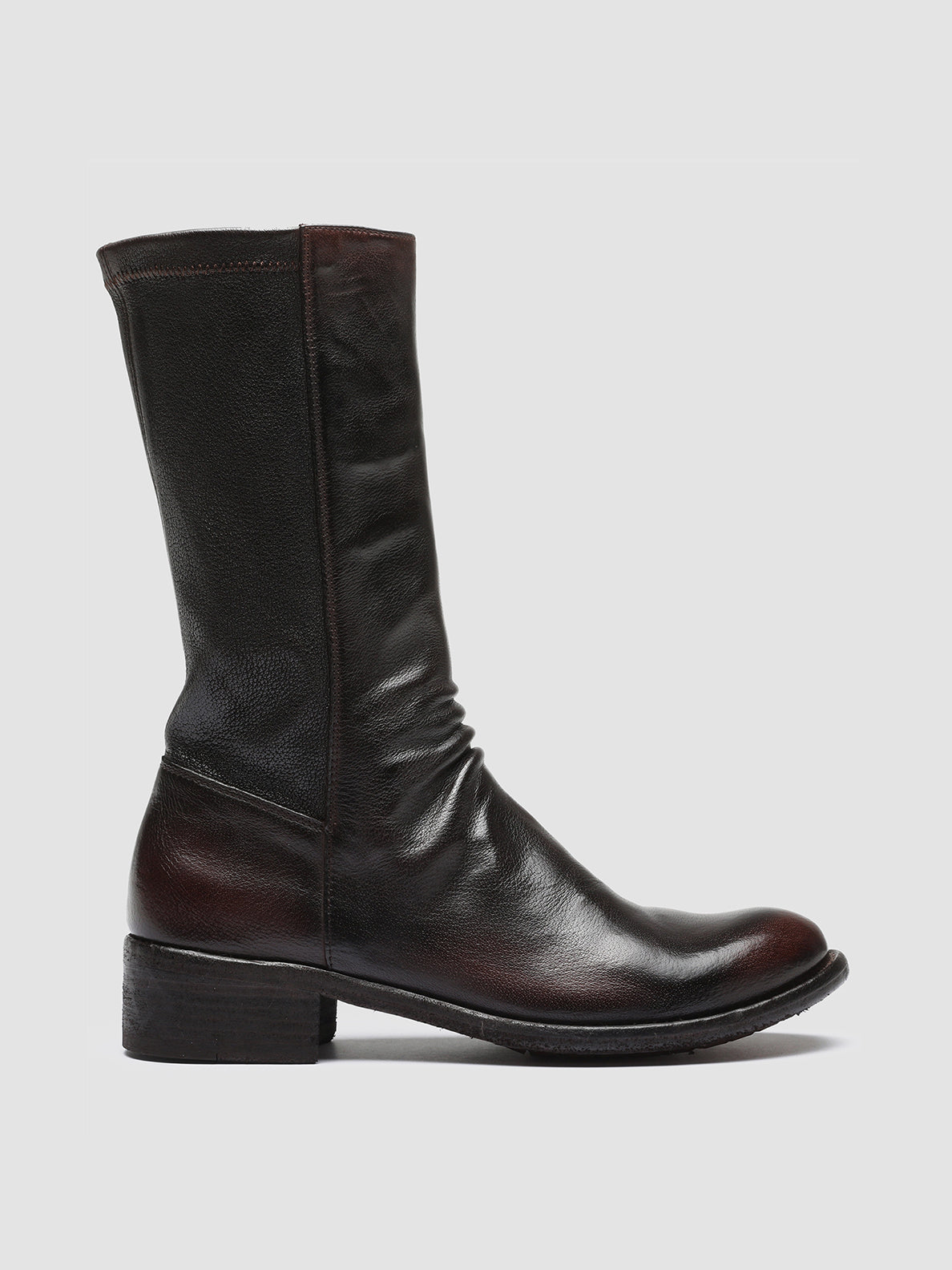 LISON 042 - Brown Leather Booties Women Officine Creative - 1