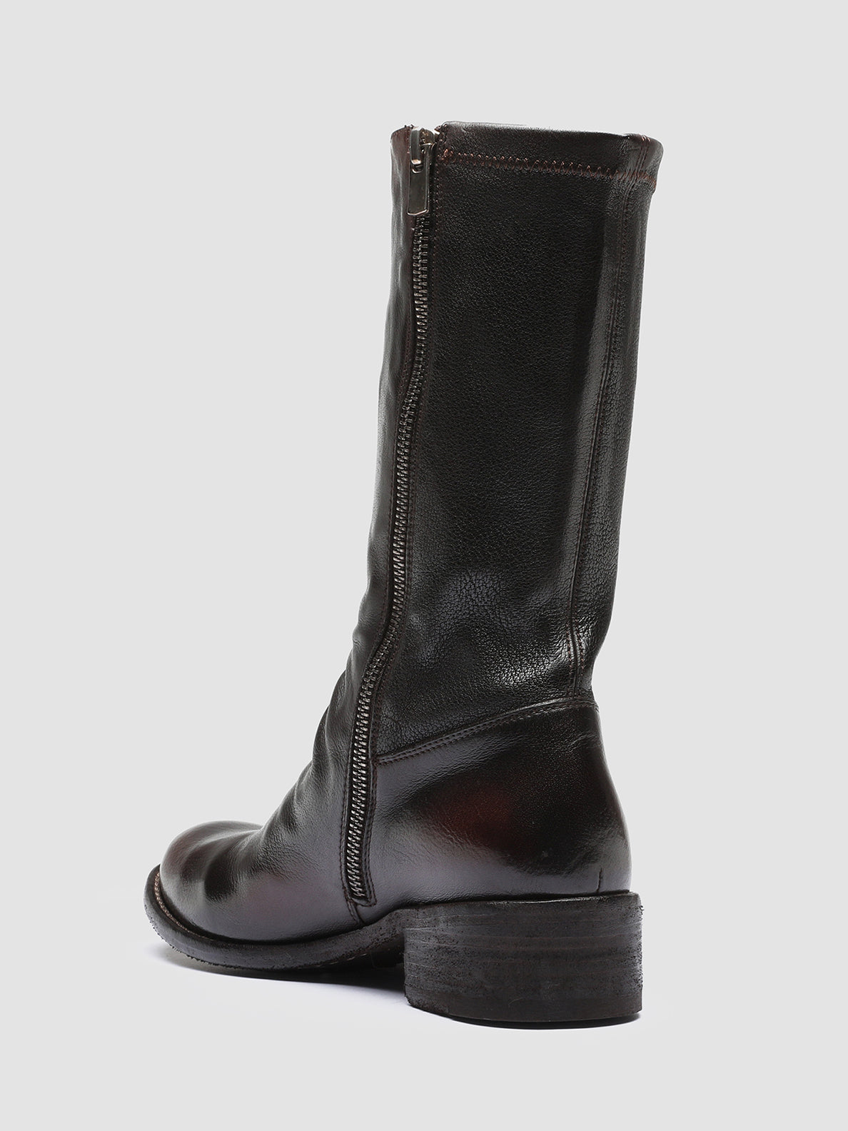 LISON 042 - Brown Leather Booties Women Officine Creative - 4