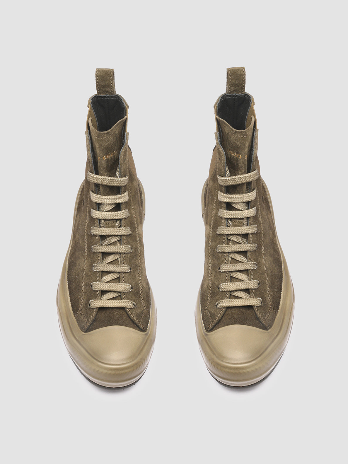 MES 106 - Green Suede High-Top Sneakers Women Officine Creative - 2