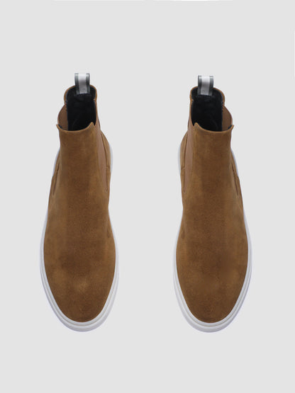 MUSKRAT 004 - Brown Suede Chelsea Boots Men Officine Creative - 2