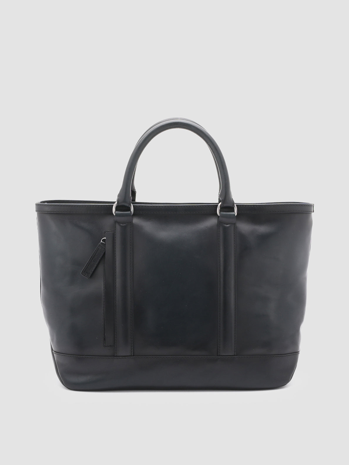 QUENTIN 008 - Blue Leather Tote Bag  Officine Creative - 1