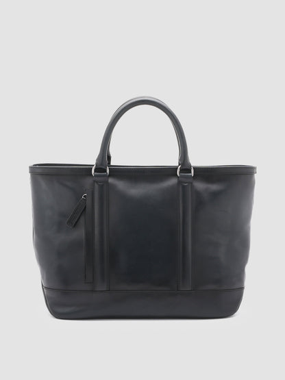 QUENTIN 008 - Blue Leather Tote Bag  Officine Creative - 1
